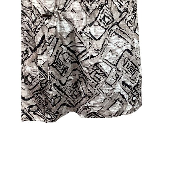 Weekends By Chicos Argyle Diamond Tan Lightweight Vest Cinch Waist Size 2 Large - Picture 4 of 10